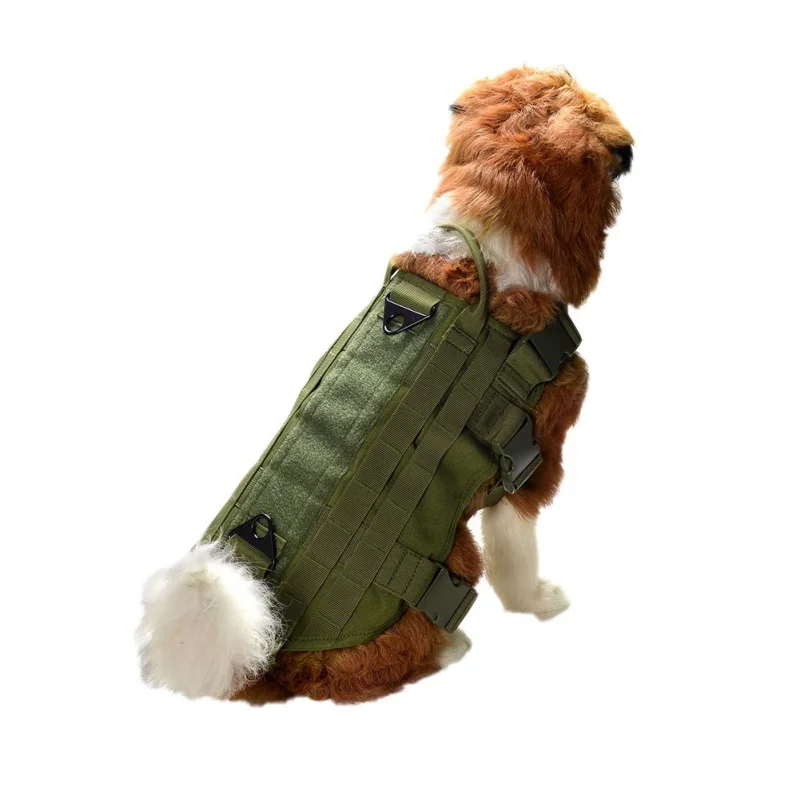 Одежда для больших собак, тренировочный жилет, тактическая одежда для собак, полицейский боевой жилет для собак, аксессуары