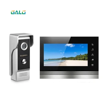 

GALO 7inch handsfree touch screen video intercom color video door phone for villa