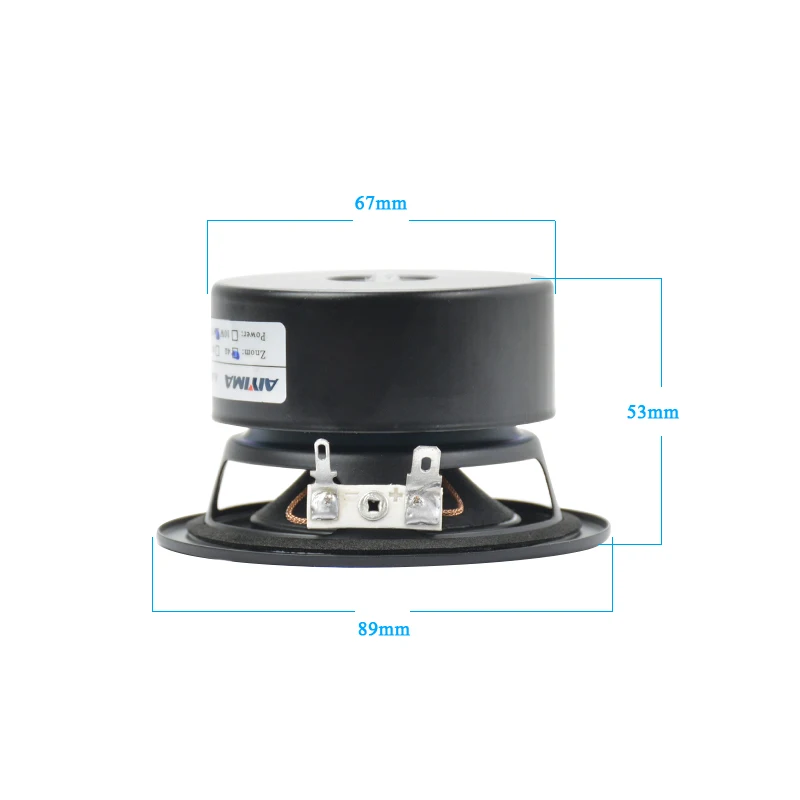 Audio Tweeter Loudspeakers 3Inch 4 Ohm 15W Full Range 2.1 Unit Sound Box AIYIMA Speakers