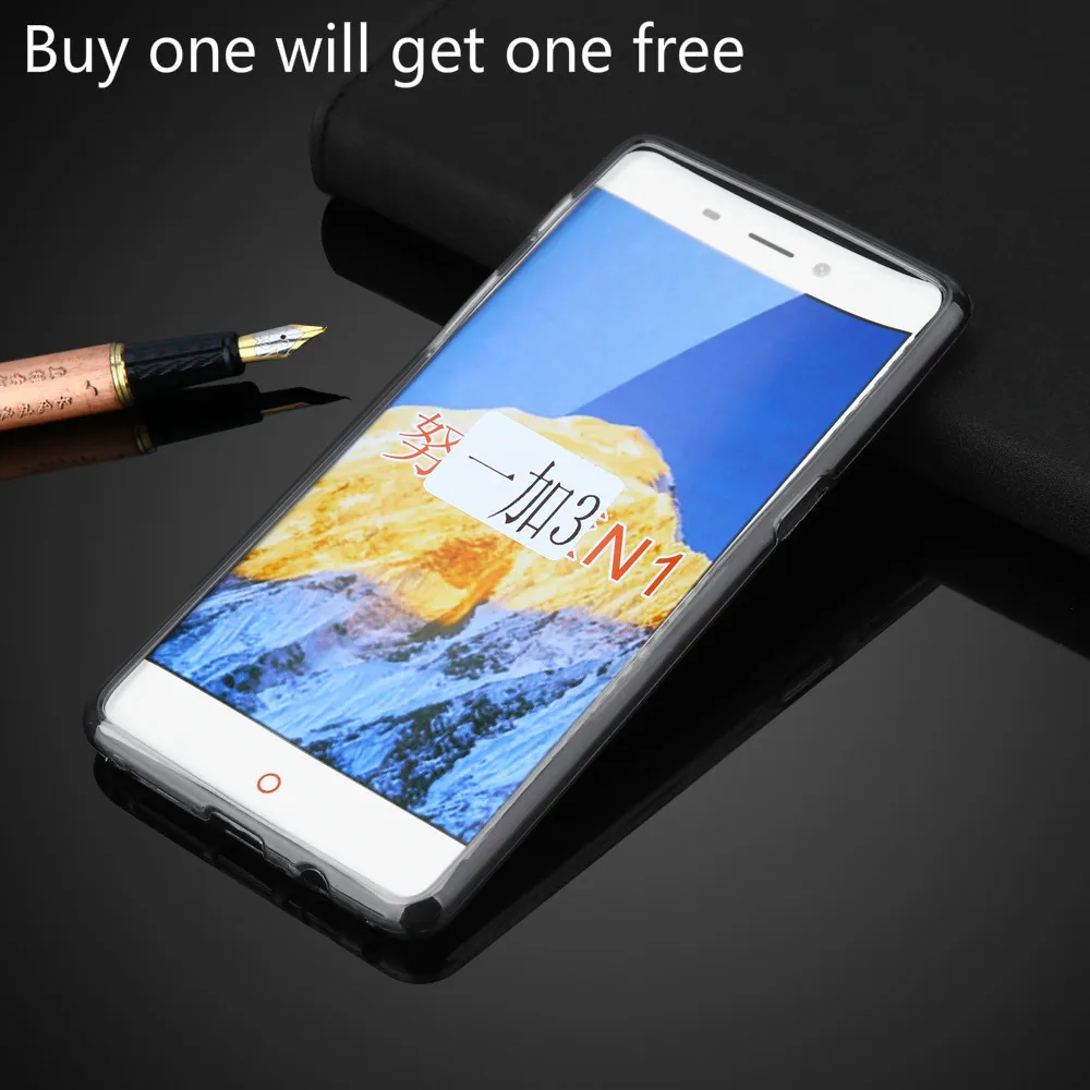 2 шт. чехол для телефона onepluxx Oneplus3 Oneplus1 из ТПУ прозрачный мягкий силиконовый