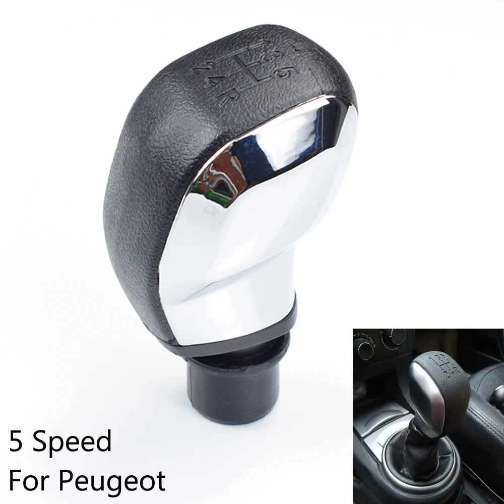 

Gearshift Shifter Stick Knob 5 Speed For Peugeot 106 206 306 406 107 207 307 407 301 308 2008 3008 For Citroen C2 C3 C4 Elysee