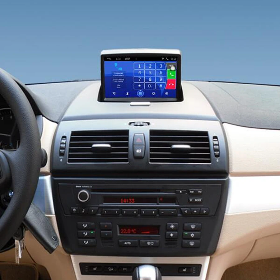Discount Car Player For BMW X3 E83 2004-2012 Quad Core Android 7.1 Car Touch GPS Navigation 8 inch Car Radio Bluetooth WIFI Multi player 5