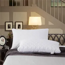 

Feather pillow, polyester fabric, polyester fiber fill, 48*74cm (error 2 cm),