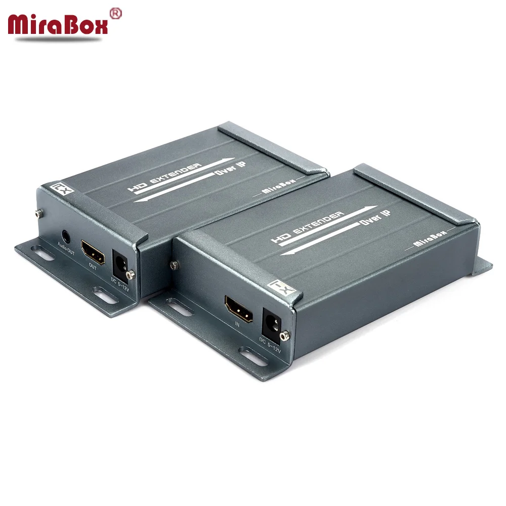 Удлинитель MiraBox HDMI RJ45 ресивер передатчик по TCP/IP Ethernet-кабель Cat5e Cat6 аудио