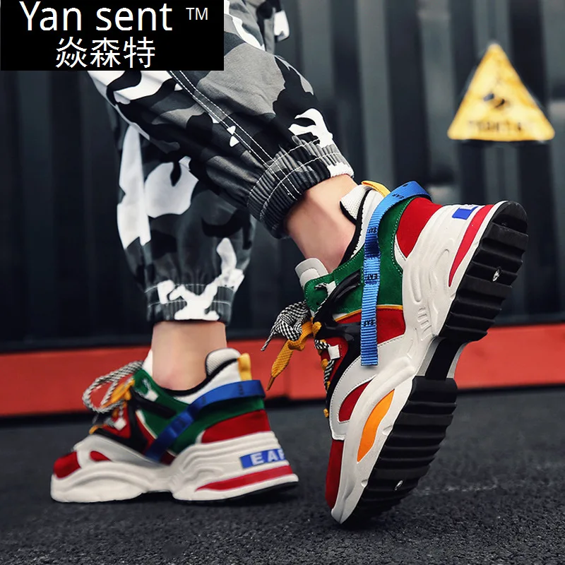 Respirant Zapatillas Noir Tenis Hommes Sneakers Chaussures Sport 700 Lumière De Vintage Papa Hombre 2018 West blanc color Ins Masculino Kanye Casual qaO8UwnB