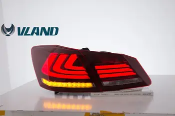 

VLAND factory for car Tail lamp for Accord LED Tail Light 2014 2015 for Accord 9th Taillights with flashing Signal+Led Moving