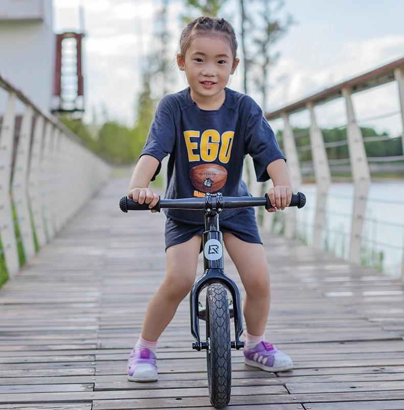 Excellent ROCKBROS Cycling Bike Bicycle Carbon Fiber Slide Bike Child Balance Bike Light Corrosion Resistant Bike For 2-6 Years Old Child 13