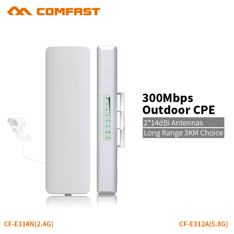 Уличный расширитель COMFAST 300 Мбит/с 5 8/2 4 ГГц 2-5 км | Компьютеры и офис
