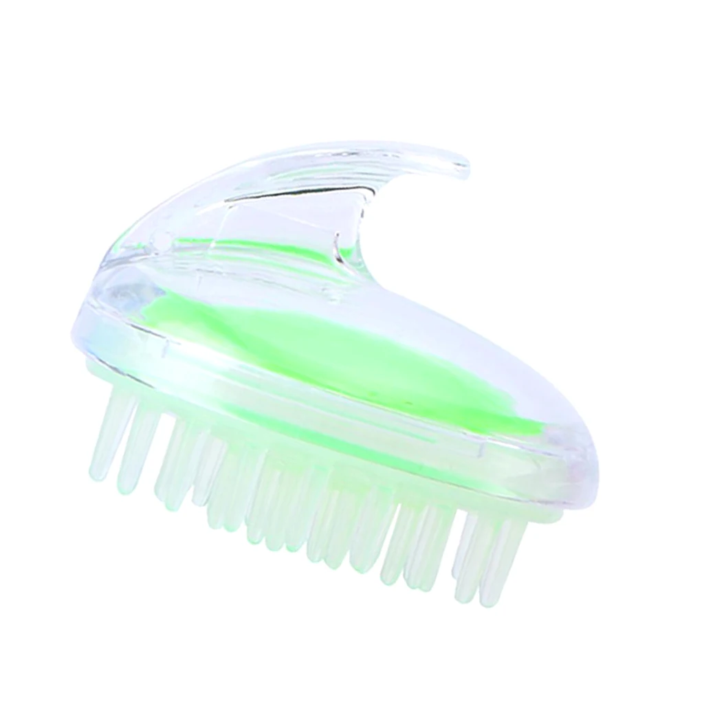 MagiDeal Top Quality Silicone Shampoo Dandruff Brush Hair Scalp Massager