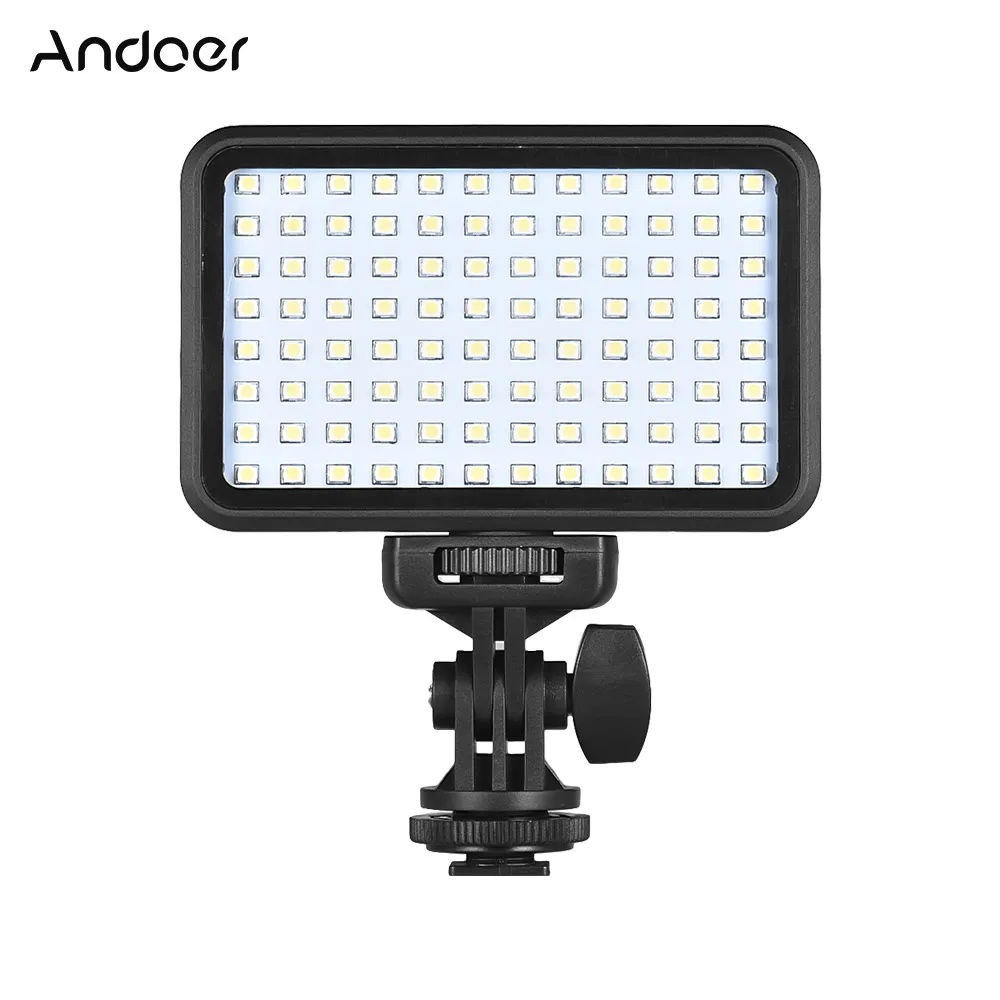 Andoer PAD96 фотостудия камера светодиодный светильник 6000K с регулируемой яркостью заполняющий светильник непрерывный светильник для DSLR ILDC камера s светильник