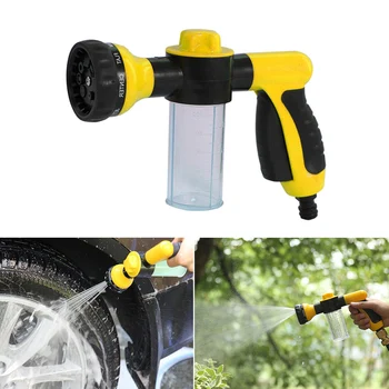 

High Pressure Soap Foamer Sprayer Water Hose Foam Nozzle Dispenser Gun Adaptors for Car Washing Pets Shower Plants Watering
