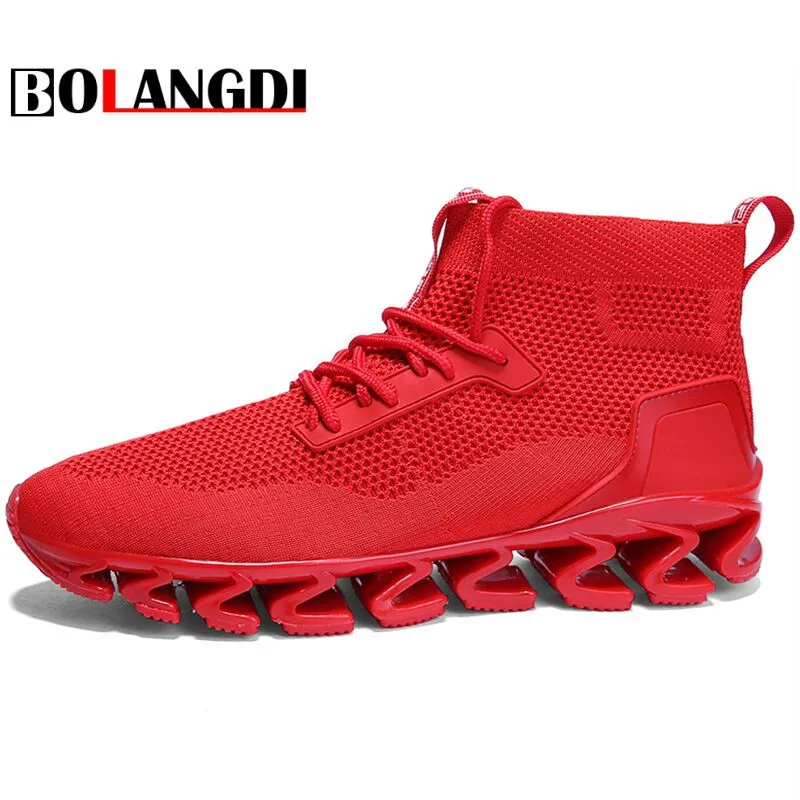

Bolangdi 2018 New Blade Warrior running shoes generation shock absorbing runner shoes men breathable light man sneakers jog shoe