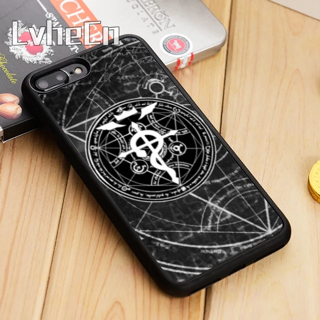 LvheCn полностью металлический Alchemist Alchemy чехол для телефона iPhone 11 12 Pro X XR XS MAX 5 6S 7 8 Plus