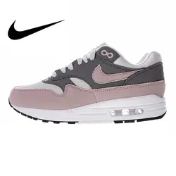 Оригинальные Nike Оригинальные кроссовки Air Max 1 женские кроссовки розовый красный АМОРТИЗИРУЮЩИЕ НЕСКОЛЬЗЯЩИЕ износостойкая дышащая одежда