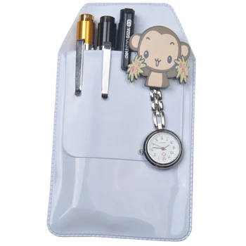 

Scrub Transparent Doctors Nurses Dedicated Pen Bag Practical Pen Inserted Leak-Proof PVC Material Hospital Supplies