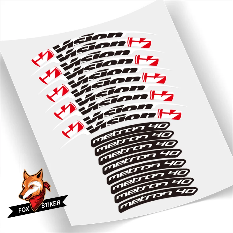 

700C 40mm rim wheel sticker Road bicycle stickers cycle reflective road wheels decal for visioetron 40