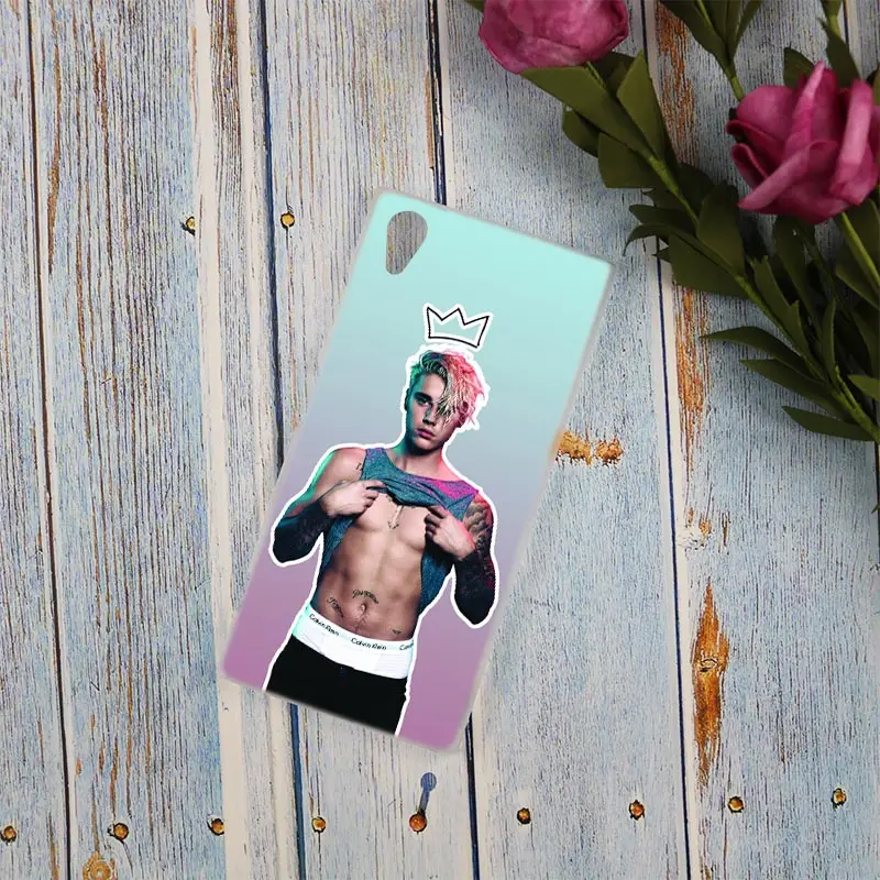 Fashion JUSTIN BIEBER Clear Cover Case for Sony Xperia Z3 Z5 Premium M4 Aqua M5 X XA XA1 C4 C5 E4 E5 XZ XZ2 Compact Plus