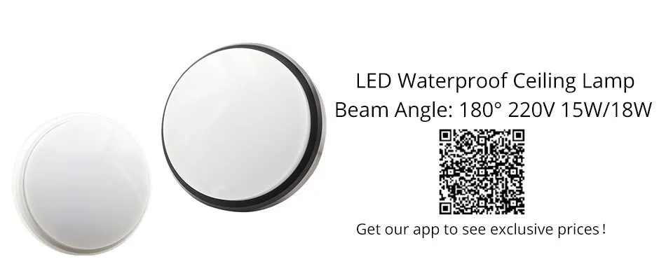 Hinnixy светодиодный LED IP54 водостойкий потолочный светильник черный белый круглой формы 220 В 15 Вт 18 Вт супер яркий домашний освещение