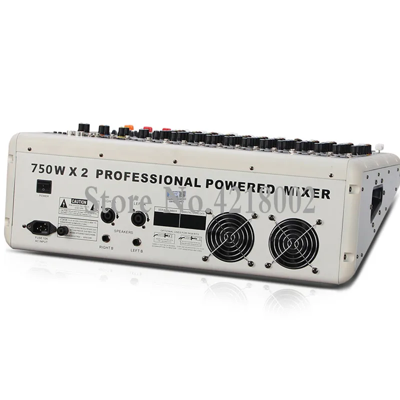 Pro High Power 750W+750W 12 Channel Bluetooth