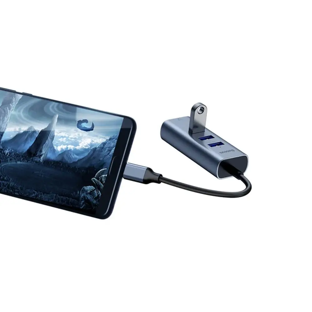 Горячий Xiaomi Baseus Мульти USB 3 0 type C концентратор порт для Macbook Air Pro Otg HDMI RJ45 адаптер