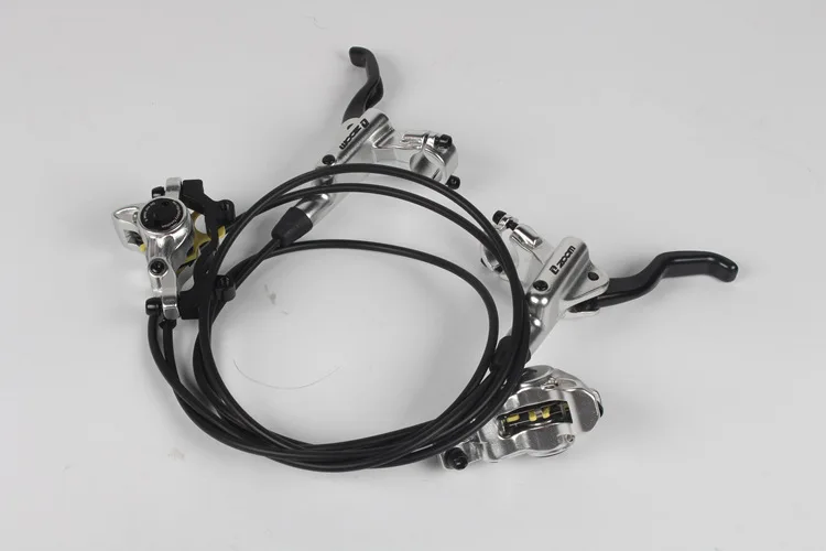 1 pair siliver MTB велосипед тормозной суппорт зум HB-875 гидравлический тормоз набор для горного велосипеда лучше, чем M395 M447 - Color: 1 pair siliver
