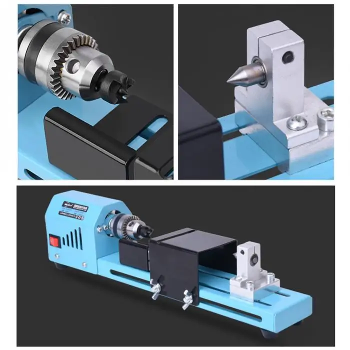 150 Вт мини токарный станок бисер полировщик машина DIY CNC обработка для стола Деревообработка древесины DIY инструмент PAK55