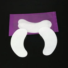 Тип 50 пар/лот лучшее качество волокно для наращивание ресниц свободные накладки для глаз из Южной Кореи тонкие гелевые накладные ресницы