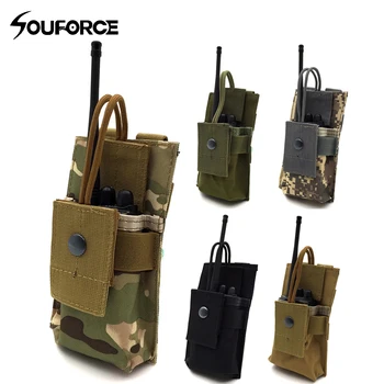 

Tactical Adjustable Molle System in Nylon Adjustable Attachment Interphone Radio Case Bag Hunting Gun Accessory