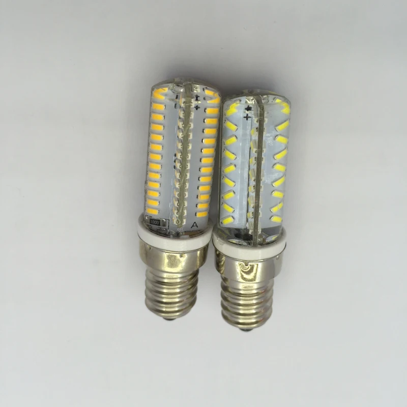 Миниатюрная светодиодная SMD лампа E14 3014 64/72/104 светодиодов хрустальная люстра 220 В