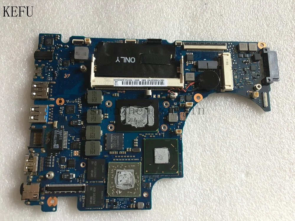 Материнская плата для ноутбука Samsung NP700Z3A стандартная системная с графической картой и 2 Гб ОЗУ хорошо