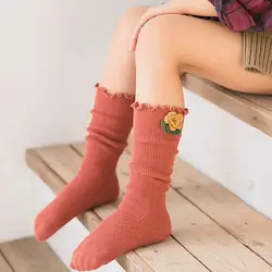 Детские Футбол детские носки до колена для младенцев загрузки носок Теплые гетры для девочек детей Костюмы аксессуары От 3 до 8 лет