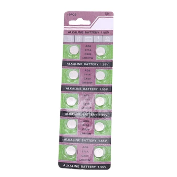 

Centechia 20 x AG6 AG6 SR920SW SR69 SG6 371 605 1.55V Button Cell Battery Practical Button Coin Cell Alkaline Battery