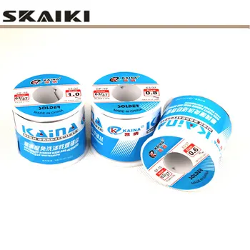 

1pcs KAINA 450g 63/37 0.6mm 0.8mm 1.0mm wire solder wire 0.5mm 1.2mm 1.5mm 2.0mm no clean solder wire High Brightness tin wire