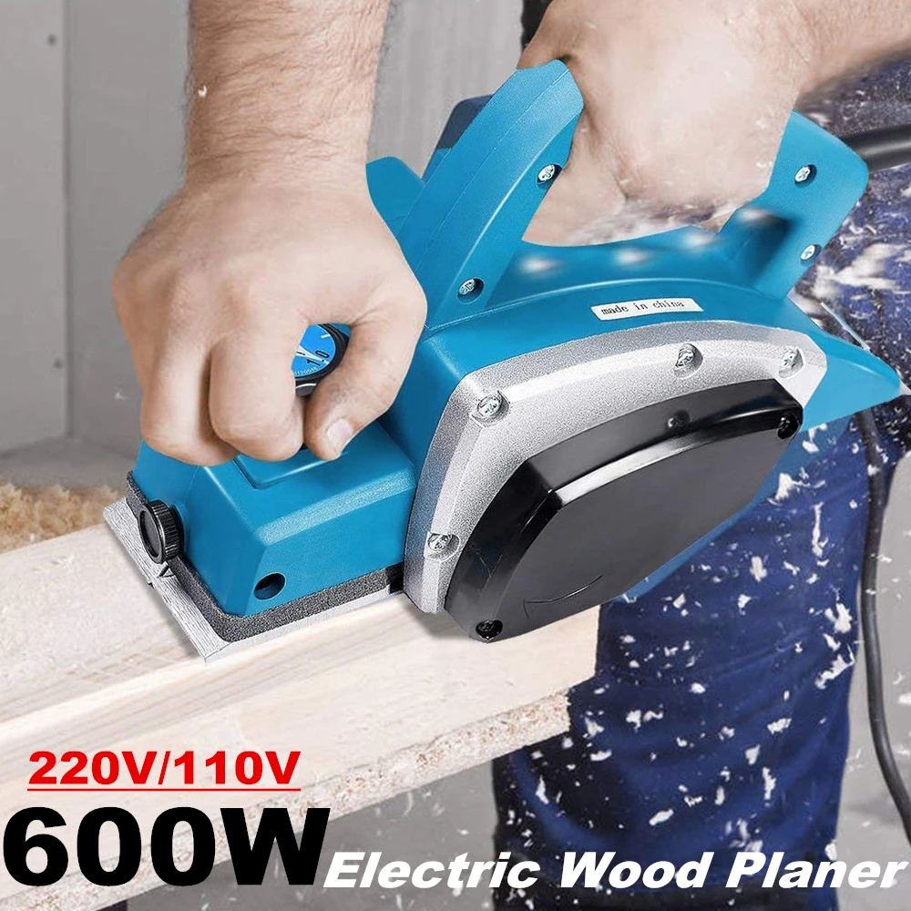 600 Вт Электрический деревянный строгальный станок ручной медный провод