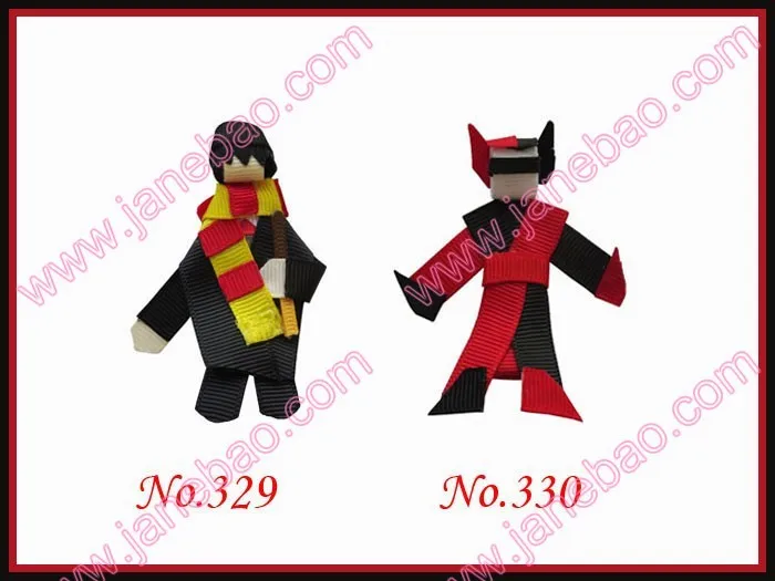 

free shipping popular 160pcs character hair bows(people) sculpture hair clips boutique hair bow girl bug bows