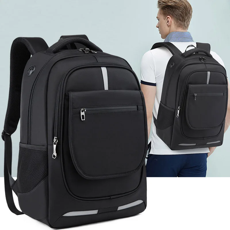 

New Fashion Men's Backpack Bag Oxford Man's Laptop Backpack Computer Bags Casual Solid Color Material Man's Backpacks Mochilas