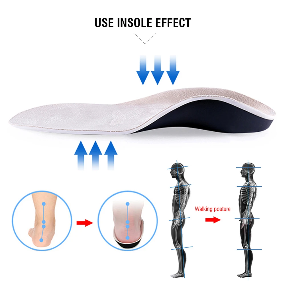 Demine ортопедические стельки для детей арки поддержка плоскостопие X/O ног ортопедический ботинок каблук Pad подставки