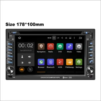 

178*100mm Car Radio CD DVD Player AMP BT HD Touch TV Screen GPS Navi Navigation Audio Video Stereo Wince / Android System