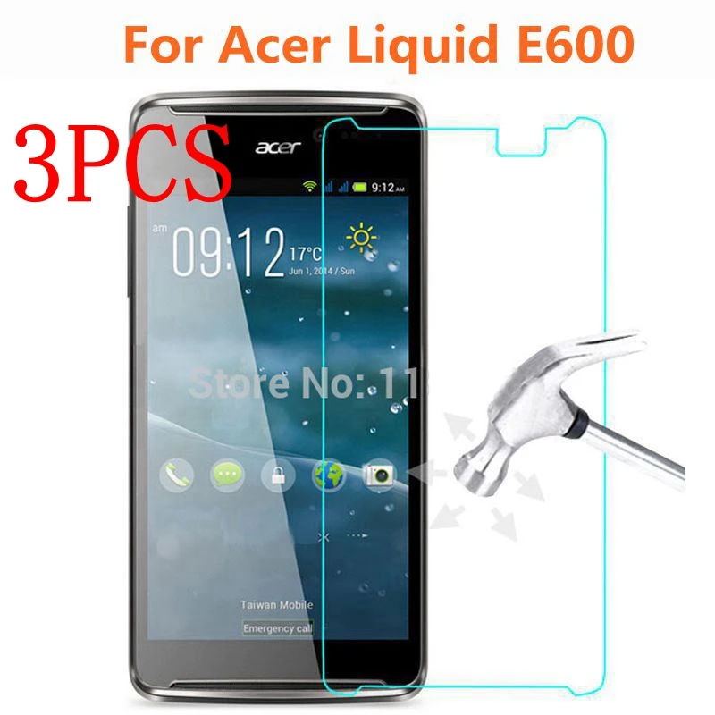 3 шт. Оригинальное закаленное стекло для Acer Liquid E600 Защитная пленка экрана |