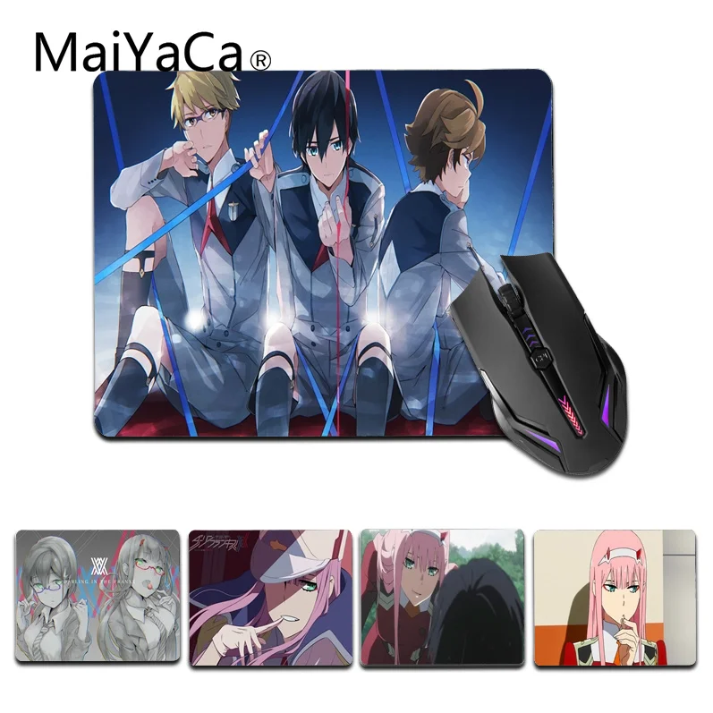 

MaiYaCa Funny Darling in the FranXX Zero small Mouse pad PC Computer mat Size for 180x220x2mm and 250x290x2mm Small Mousepad