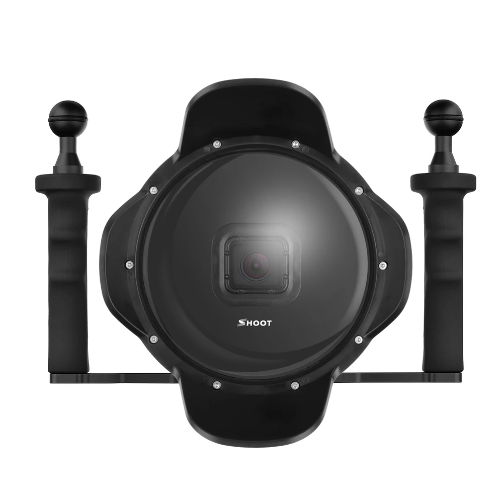 

Shoot 6" Diving Underwater Camera Lens Dome Cover w/ Fisheye Wide Angle Lens Shell for GoPro