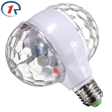 Zjright 3 Вт Красочные Вращающийся RGB свет этапа для рождественской вечеринки Световой Эффект Magic двойной шары, красочные led КТВ бар диско DJ Light