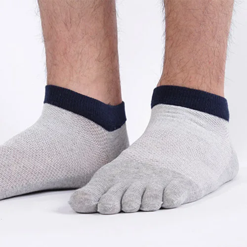 5 пар/лот, новые брендовые носки с пятью пальцами, летние хлопковые носки, мужские повседневные Дышащие носки, 16 видов стилей - Цвет: 07