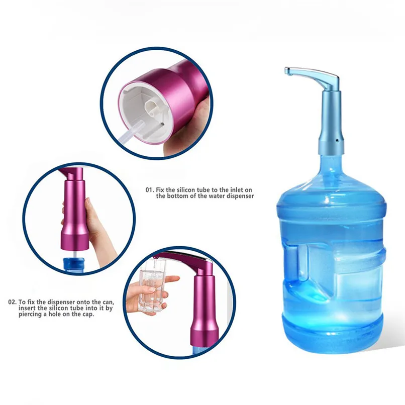 Drinking Water Pump Mineral Water Electric Water Suction Machine Automatic Pumping Device Hand Press Water Pumps #2m03 (8)