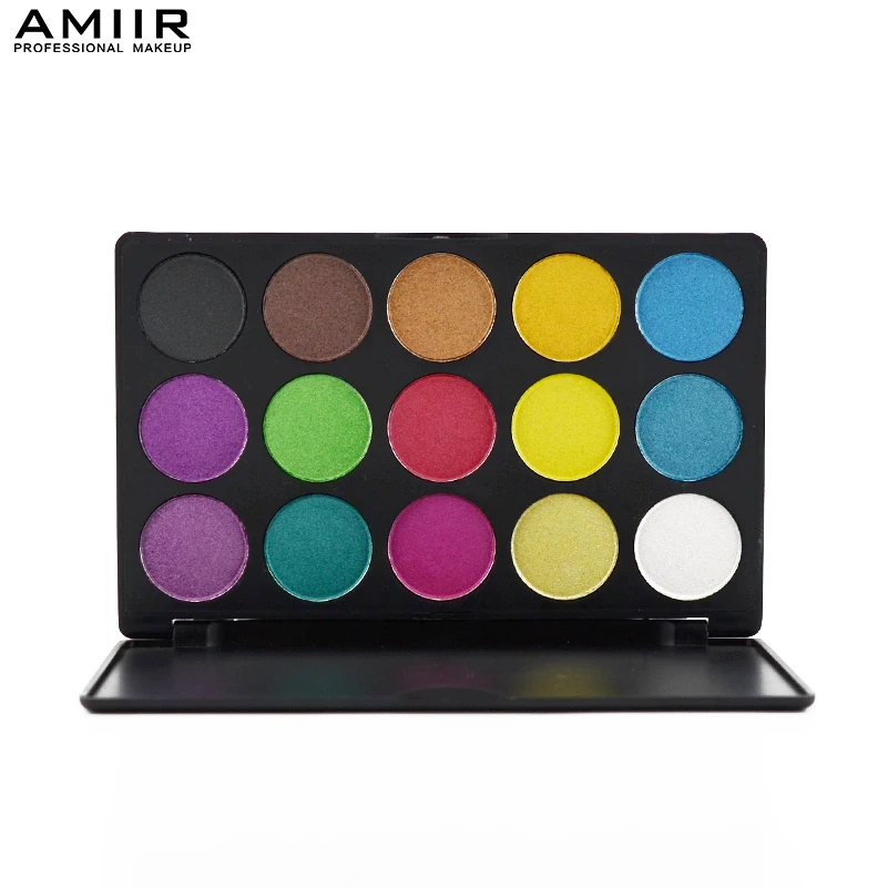 

AMIIR 15 Colors 16*10cm Glitter Eyes hadow Palette Makeup Contour Palette Nude Pigments Colorful Eye Shadows Shimmer Eyeshadow