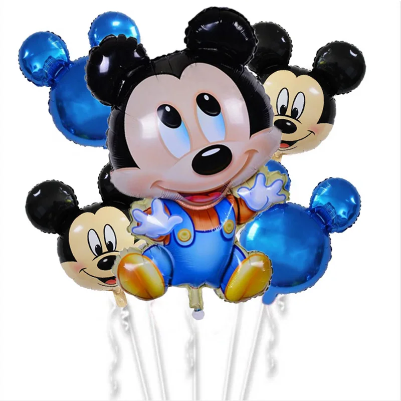 5 piezas mickey minnie mouse de aire globos de papel de aluminio Feliz cumpleaños globos bebé ducha muchacho 1st chica decoración de la fiesta de cumpleaños globos 5 piezas mickey minnie mouse de aire globos de papel de aluminio Feliz cumpleaños globos bebé ducha muchacho 1st chica decoración de la fiesta de cumpleaños globos