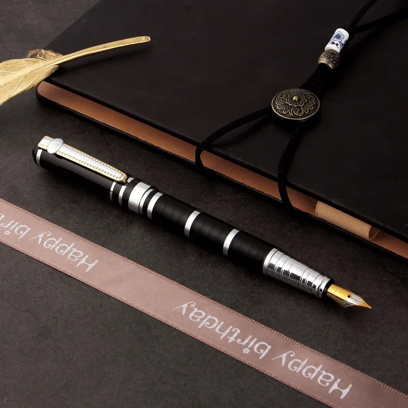 

Metal Calligraphy Student Words Artwork Fountain Pens Ejin Bend Pointed Straight Point Ink Pen