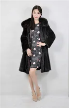 2015 winter woman fashion real mink fur real mink coat 8043 90M
