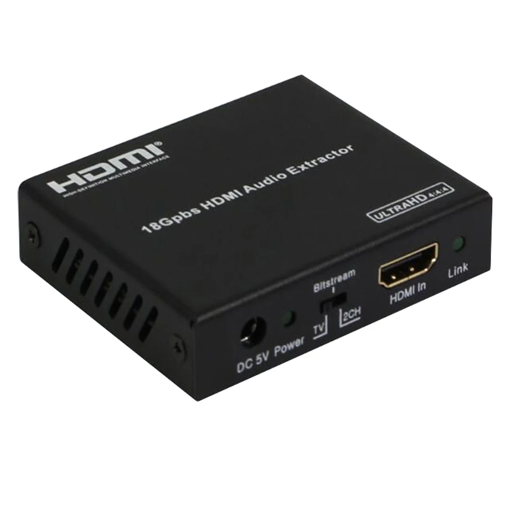 Сплиттер аудио экстрактора True HDMI 2 0 4K 60HZ HDR & HDCP YUV 4:4:4 18 Гбит/с SPdif цифровой и стерео