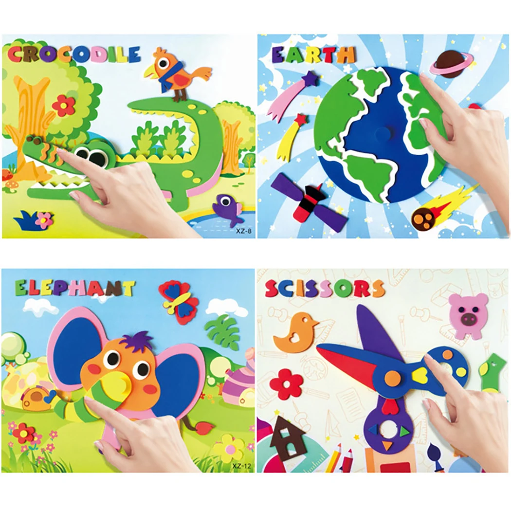 20 шт. Стикеры Art комплект творческий ручной работы Art комплект Развивающие игрушки для детей